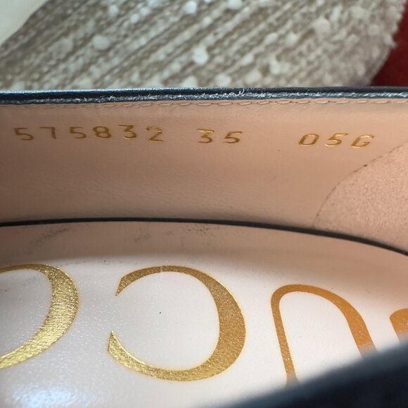 Gucci Malaga Leather Loafer in Black - Picture 7 of 7